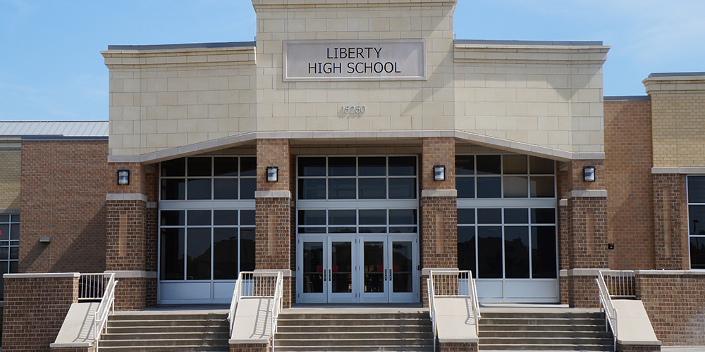 liberty high school gas evacuation
