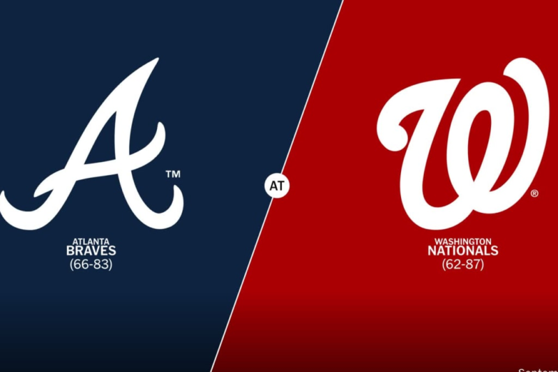 washington nationals vs atlanta braves match player stats